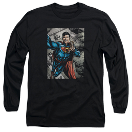 Superman Super Selfie - Men's Long Sleeve T-Shirt Men's Long Sleeve T-Shirt Superman   
