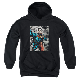 Superman Super Selfie - Youth Hoodie Youth Hoodie (Ages 8-12) Superman   