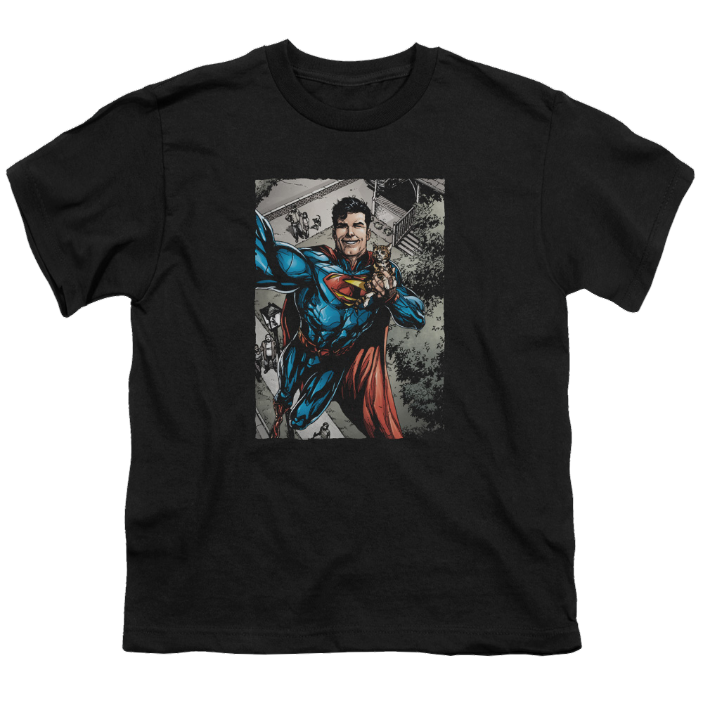 Superman Super Selfie - Youth T-Shirt Youth T-Shirt (Ages 8-12) Superman   