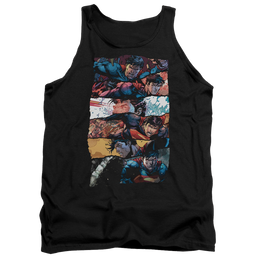 Superman Torn Collage - Men's Tank Top Men's Tank Superman   