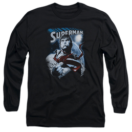 Superman Protect Earth - Men's Long Sleeve T-Shirt Men's Long Sleeve T-Shirt Superman   