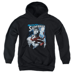 Superman Protect Earth - Youth Hoodie Youth Hoodie (Ages 8-12) Superman   