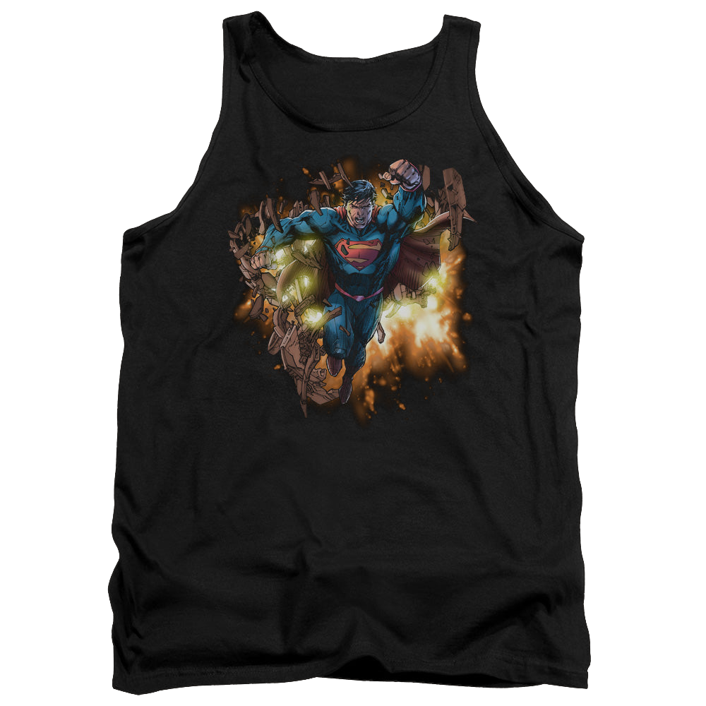 Superman Blasting Through - Men's Tank Top Men's Tank Superman   