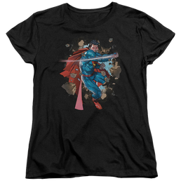 Superman Rock Breaker - Women's T-Shirt Women's T-Shirt Superman   