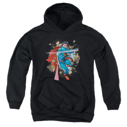 Superman Rock Breaker - Youth Hoodie Youth Hoodie (Ages 8-12) Superman   