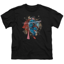 Superman Rock Breaker - Youth T-Shirt Youth T-Shirt (Ages 8-12) Superman   