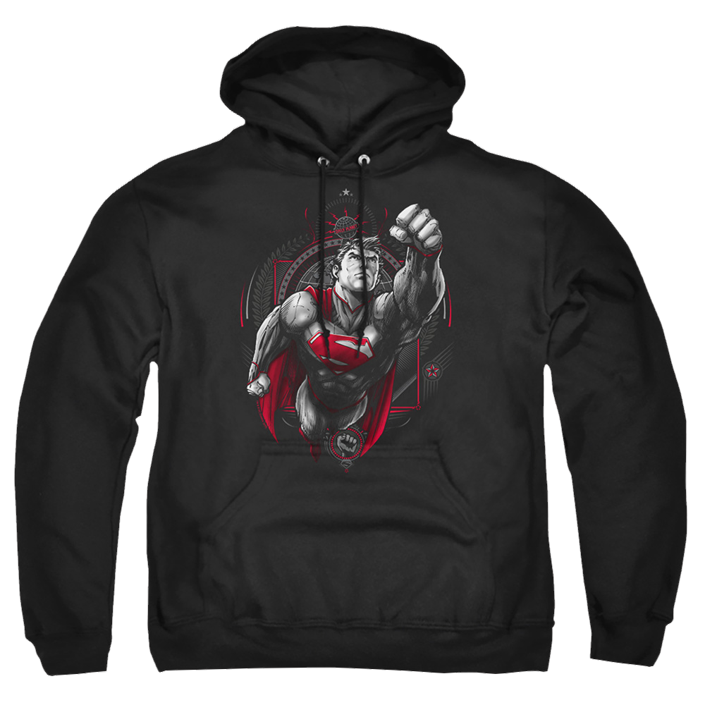 Superman Propaganda Superman - Pullover Hoodie Pullover Hoodie Superman   
