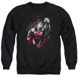 Superman Propaganda Superman - Men's Crewneck Sweatshirt Men's Crewneck Sweatshirt Superman   