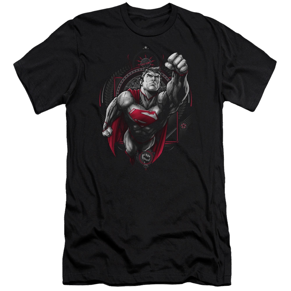Superman Propaganda Superman - Men's Premium Slim Fit T-Shirt Men's Premium Slim Fit T-Shirt Superman   