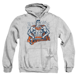 Superman Vintage Stance - Pullover Hoodie Pullover Hoodie Superman   