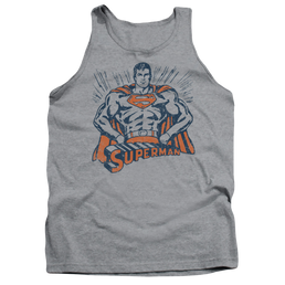 Superman Vintage Stance - Men's Tank Top Men's Tank Superman   