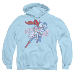 Superman Nice Catch - Pullover Hoodie Pullover Hoodie Superman   