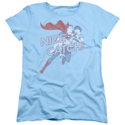 Superman Nice Catch - Women's T-Shirt Women's T-Shirt Superman   