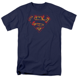 Superman Super Distressed - Men's Regular Fit T-Shirt Men's Regular Fit T-Shirt Superman   