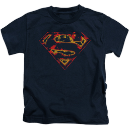 Superman Super Distressed - Kid's T-Shirt Kid's T-Shirt (Ages 4-7) Superman   