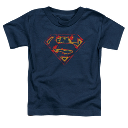 Superman Super Distressed - Toddler T-Shirt Toddler T-Shirt Superman   