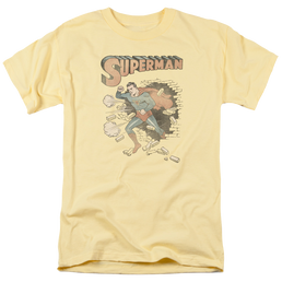 Superman Vintage Breakthrough - Men's Regular Fit T-Shirt Men's Regular Fit T-Shirt Superman   