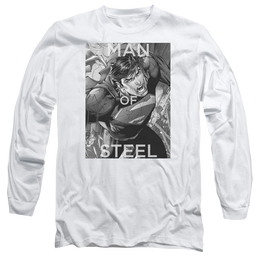 Superman Flight Of Steel - Men's Long Sleeve T-Shirt Men's Long Sleeve T-Shirt Superman   