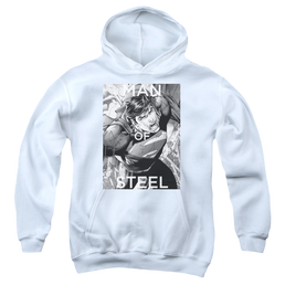 Superman Flight Of Steel - Youth Hoodie Youth Hoodie (Ages 8-12) Superman   