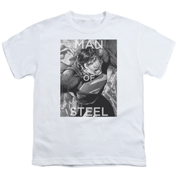 Superman Flight Of Steel - Youth T-Shirt Youth T-Shirt (Ages 8-12) Superman   