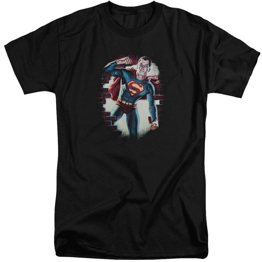 Superman Vintage Steel - Men's Tall Fit T-Shirt Men's Tall Fit T-Shirt Superman   