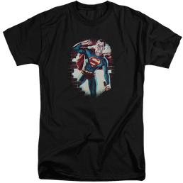 Superman Vintage Steel - Men's Tall Fit T-Shirt Men's Tall Fit T-Shirt Superman   