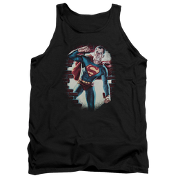 Superman Vintage Steel - Men's Tank Top Men's Tank Superman   