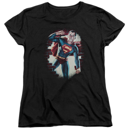 Superman Vintage Steel - Women's T-Shirt Women's T-Shirt Superman   