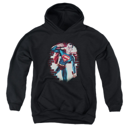 Superman Vintage Steel - Youth Hoodie Youth Hoodie (Ages 8-12) Superman   