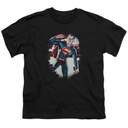 Superman Vintage Steel - Youth T-Shirt Youth T-Shirt (Ages 8-12) Superman   