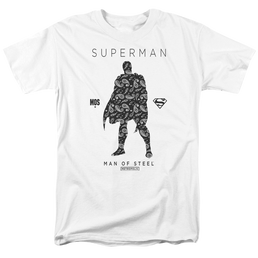 Superman Paisley Sihouette - Men's Regular Fit T-Shirt Men's Regular Fit T-Shirt Superman   