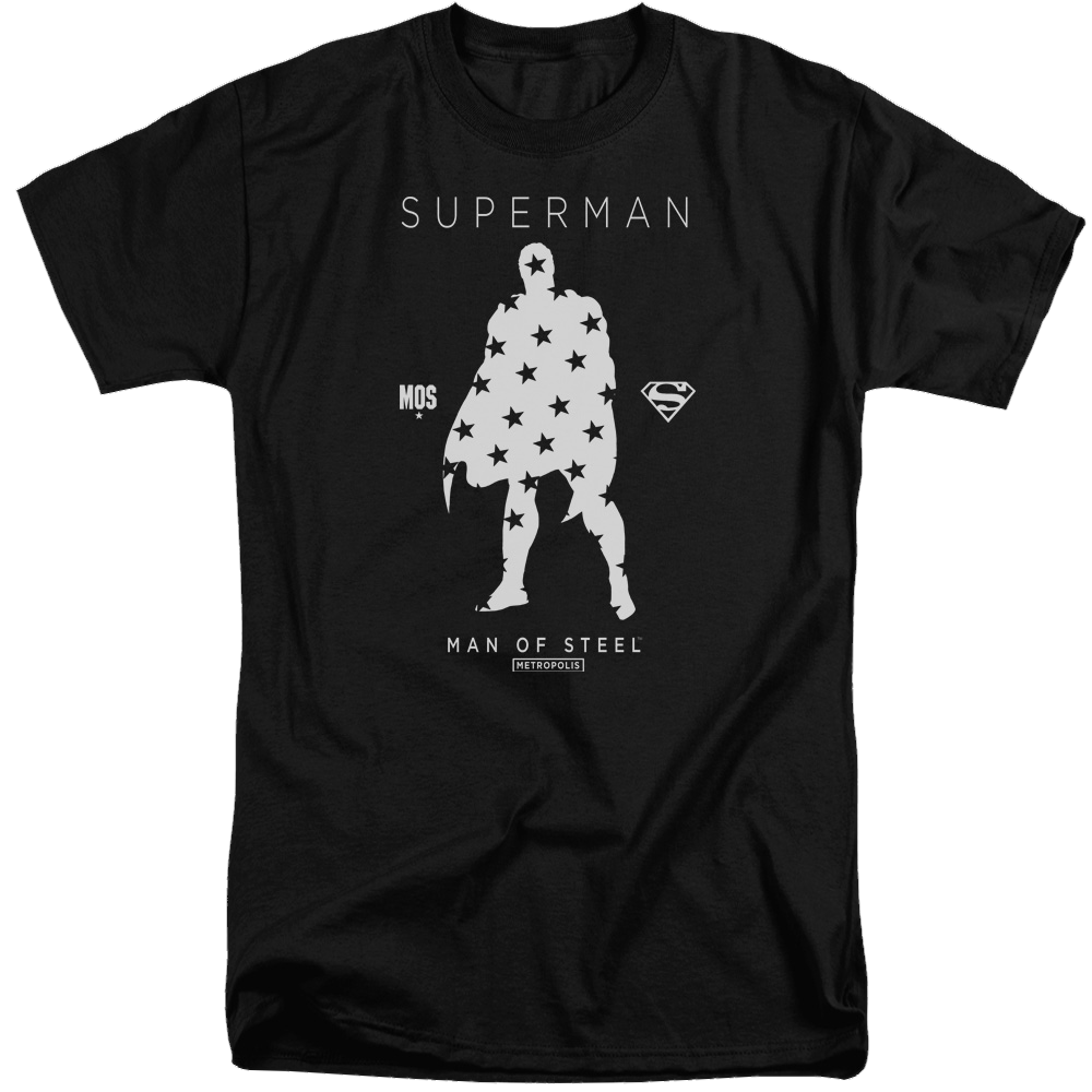Superman Star Silhouette - Men's Tall Fit T-Shirt Men's Tall Fit T-Shirt Superman   