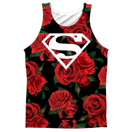Superman Super Floral - Men's All Over Print Tank Top Men's All Over Print Tank Superman   