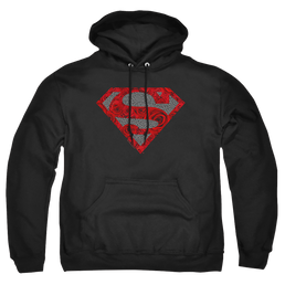 Superman Elephant Rose Shield - Pullover Hoodie Pullover Hoodie Superman   
