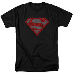 Superman Elephant Rose Shield - Men's Regular Fit T-Shirt Men's Regular Fit T-Shirt Superman   