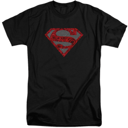 Superman Elephant Rose Shield - Men's Tall Fit T-Shirt Men's Tall Fit T-Shirt Superman   