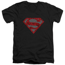 Superman Elephant Rose Shield - Men's V-Neck T-Shirt Men's V-Neck T-Shirt Superman   