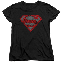 Superman Elephant Rose Shield - Women's T-Shirt Women's T-Shirt Superman   