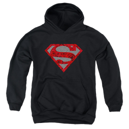 Superman Elephant Rose Shield - Youth Hoodie Youth Hoodie (Ages 8-12) Superman   
