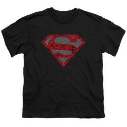 Superman Elephant Rose Shield - Youth T-Shirt Youth T-Shirt (Ages 8-12) Superman   