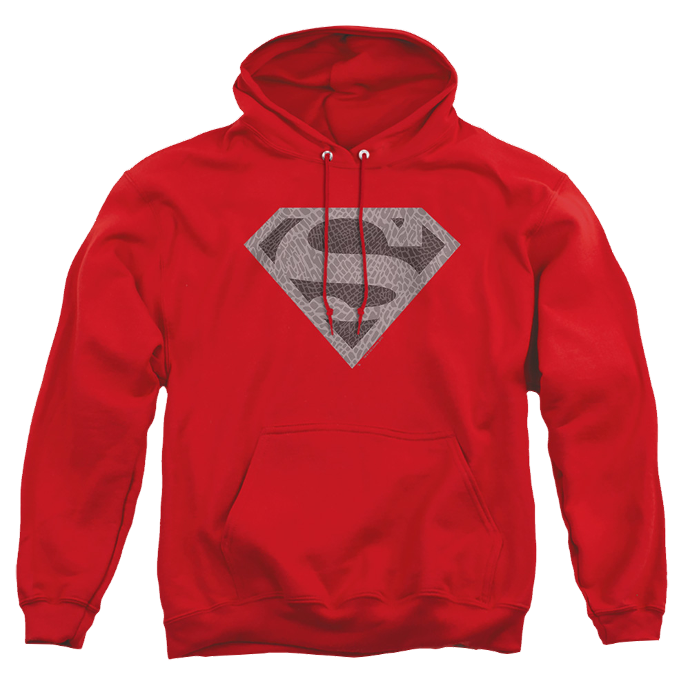 Superman Elephant Shield - Pullover Hoodie Pullover Hoodie Superman   