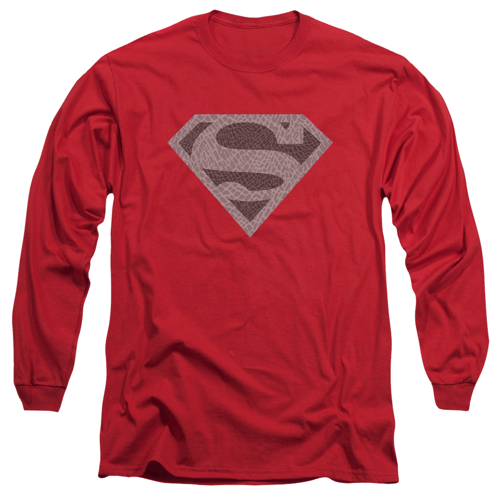 Superman Elephant Shield - Men's Long Sleeve T-Shirt Men's Long Sleeve T-Shirt Superman   