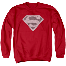 Superman Elephant Shield - Men's Crewneck Sweatshirt Men's Crewneck Sweatshirt Superman   