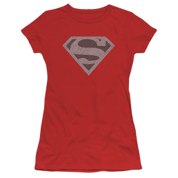 Superman Elephant Shield - Juniors T-Shirt Juniors T-Shirt Superman   