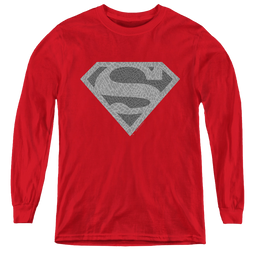Superman Elephant Shield - Youth Long Sleeve T-Shirt Youth Long Sleeve T-Shirt Superman   
