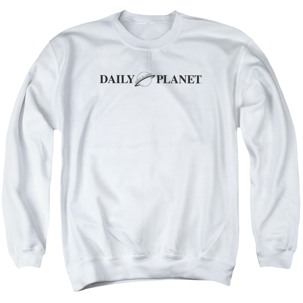 Superman Daily Planet Logo - Men's Crewneck Sweatshirt Men's Crewneck Sweatshirt Superman   