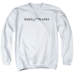 Superman Daily Planet Logo - Men's Crewneck Sweatshirt Men's Crewneck Sweatshirt Superman   