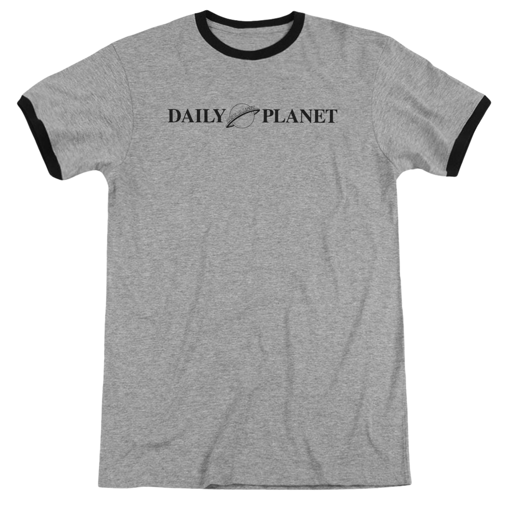 Superman Daily Planet Logo - Men's Ringer T-Shirt Men's Ringer T-Shirt Superman   