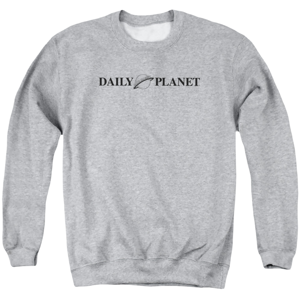 Superman Daily Planet Logo - Men's Crewneck Sweatshirt Men's Crewneck Sweatshirt Superman   