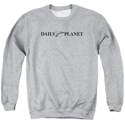 Superman Daily Planet Logo - Men's Crewneck Sweatshirt Men's Crewneck Sweatshirt Superman   